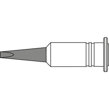Austausch-Lötanschluss meisselförmig, 2,4 mm Typ 9156